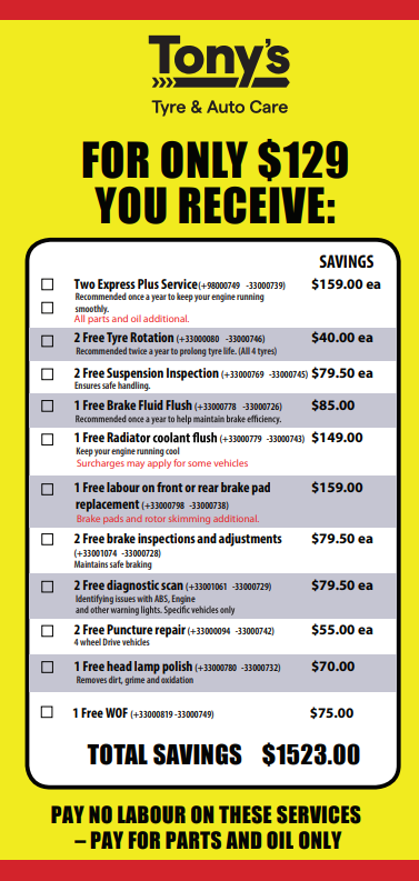 Rotorua Tony's Tyre Service